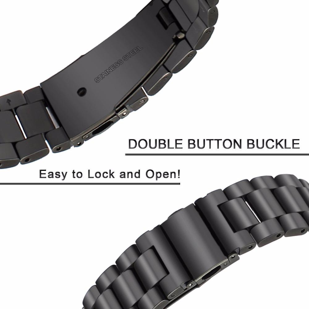 Изображение товара: Ремешок correa для huawei Watch 3/honor watch gs pro/gt 2 pro/gt2 pro/gt 2 46 мм, металлический браслет для браслетов Amazfit GTR 2/2e, 22 мм