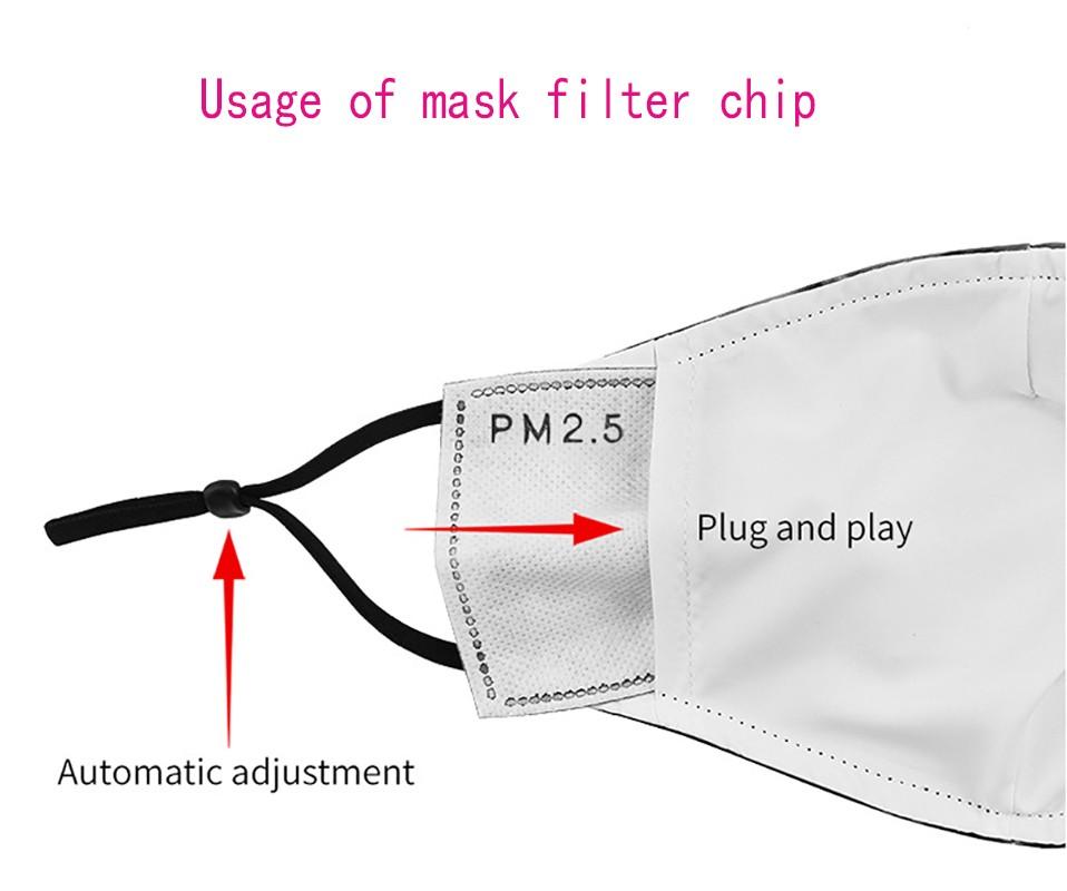 Изображение товара: Маска в стиле хип-хоп с юмористической улыбкой многоразовая маска с фильтром Пыль для взрослых/детей уличная мода смешная маска для мужчин/женщин 2020