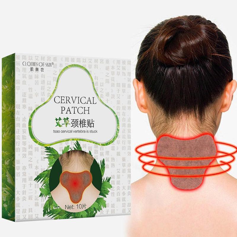 Изображение товара: 10pc Health Care Cervical Patch Pain Plaster Relaxing Natural Wormwood Rheumatic Arthritis Plaster For Neck And Shoulder Massage