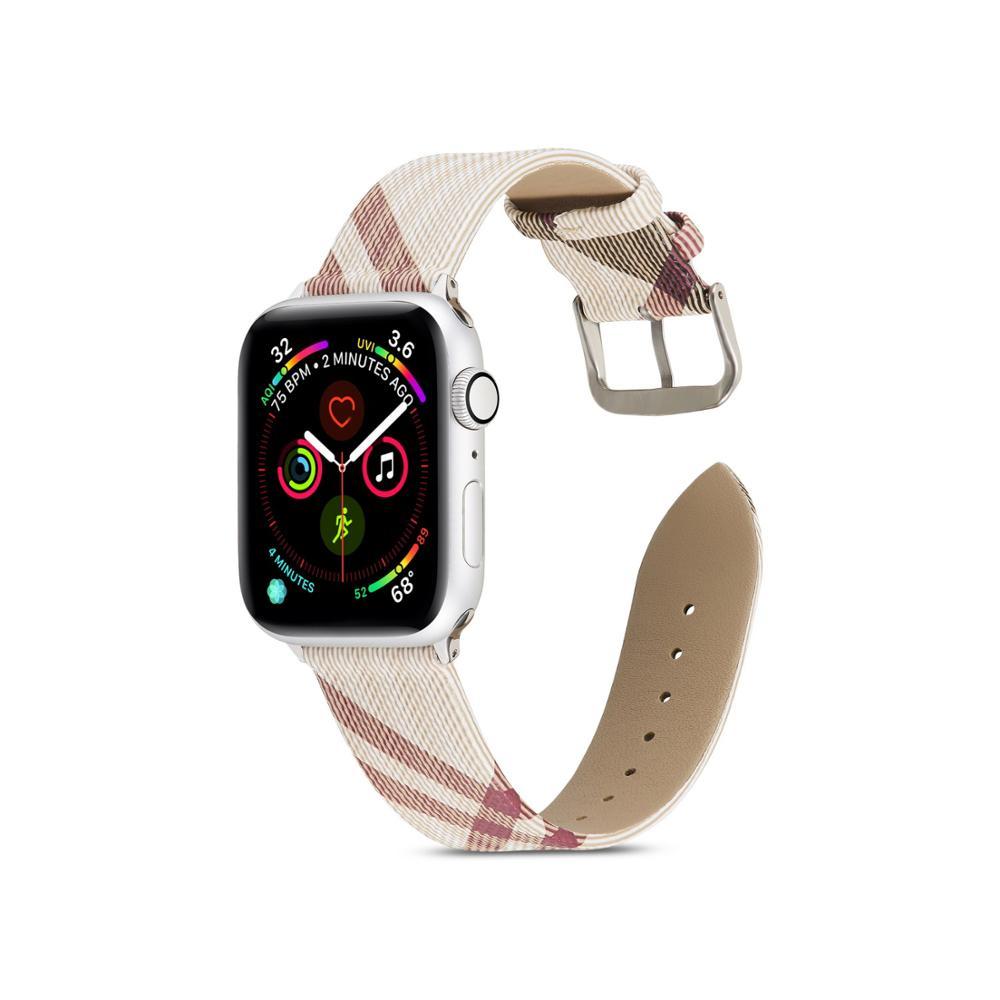 Изображение товара: Новый кожаный ремешок для Apple watch 6 se 543 21 38 мм 40 мм, кожаный ремешок для Iwatch 6 se 543 21 44 мм 42 мм, браслет