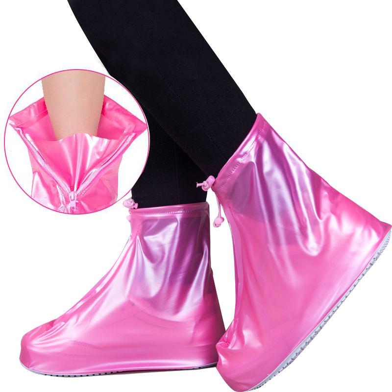 Изображение товара: Водонепроницаемые защитные ботинки унисекс из силиконового материала, защита от дождя, для дома и улицы, дождя, пыли