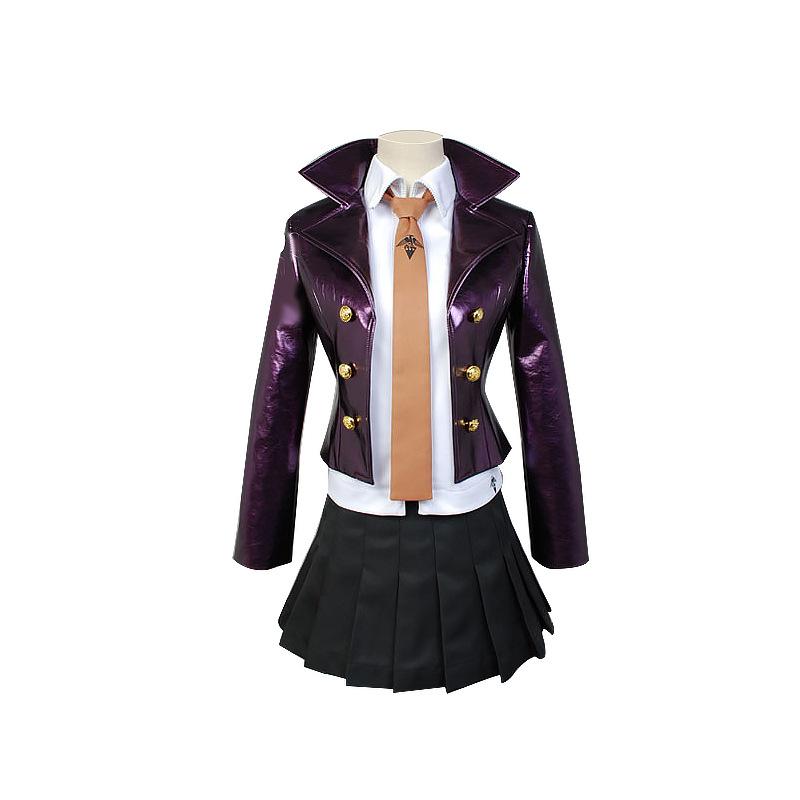Изображение товара: Женский костюм для косплея Danganronpa Kyoko Kirigiri, костюмы на Хэллоуин, фиолетовый костюм и парики, косплей данганронпа
