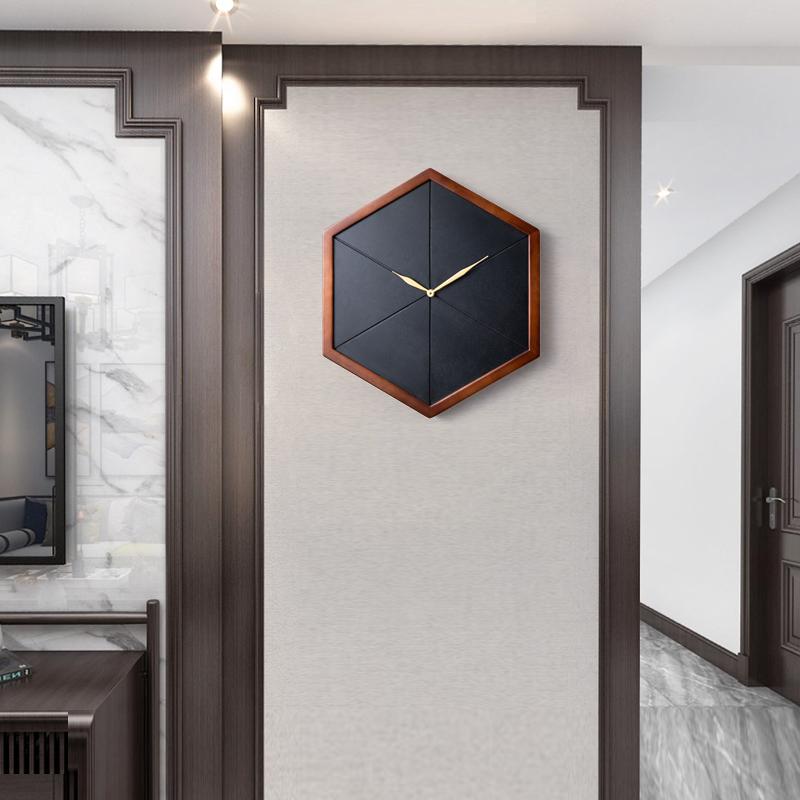 Изображение товара: Уличные черные настенные часы, электронные, современный дизайн, настенные часы для гостиной, кухни, скандинавские Horloge Murale, настенные часы BA60WC