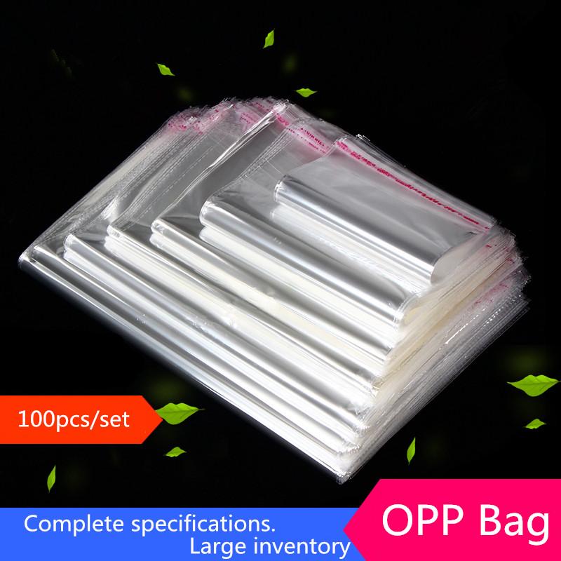 Изображение товара: 100 многоразмерный прозрачный самоклеящийся целлофановый пакет для виолончели, самозапечатывающийся маленький пластиковый пакет для конфет, пакеты для упаковки