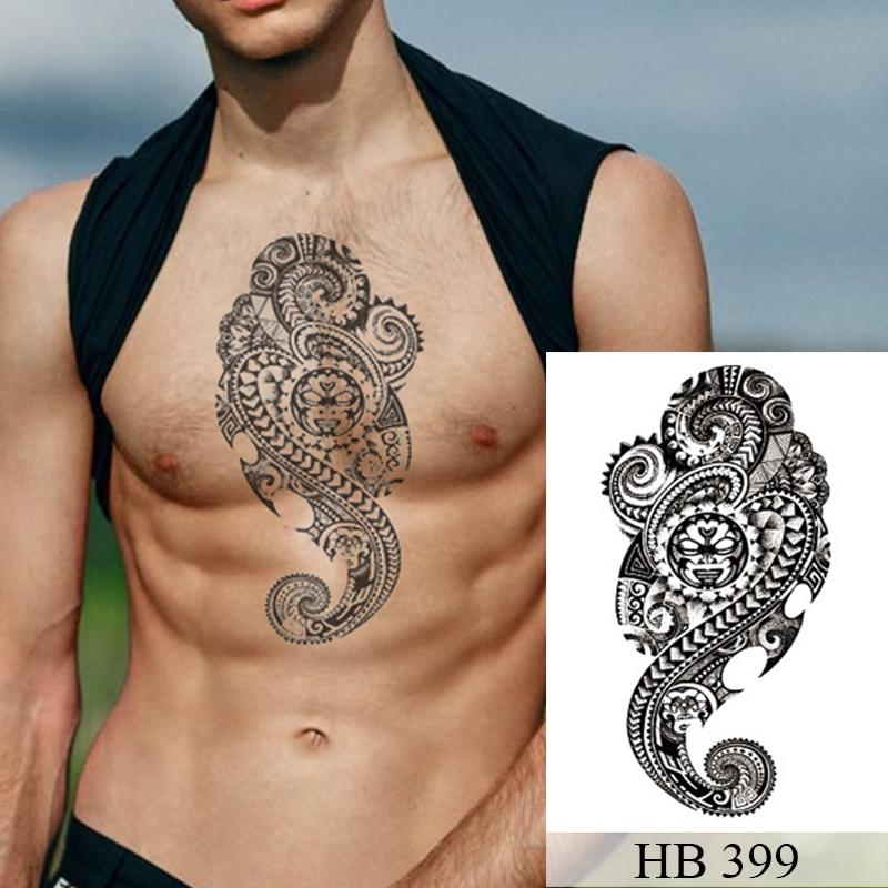 Изображение товара: Waterproof Temporary Flash Tattoo Sticker Henna Barbed Eyes Totem Body Art Arm Fake Tatoo For Women Men