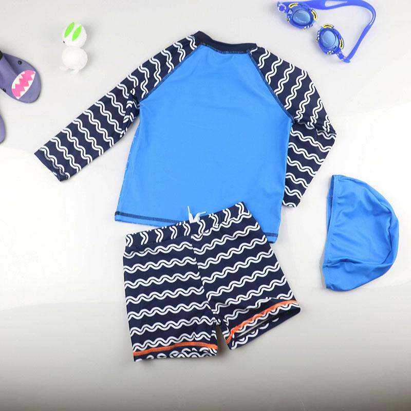 Изображение товара: Плавки для младенцев, Детские купальники для мальчиков, Корейский детский раздельный солнцезащитный Быстросохнущий пляжный купальник