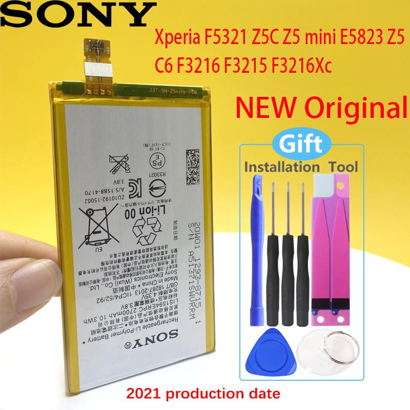 Изображение товара: Аккумулятор SONY LIS1594ERPC 100% мАч для Sony Xperia Z5mini XA Ultra C6 F3216 F3215 F3216Xc Xmini F5321 Z5C Z5, 2700 оригинал