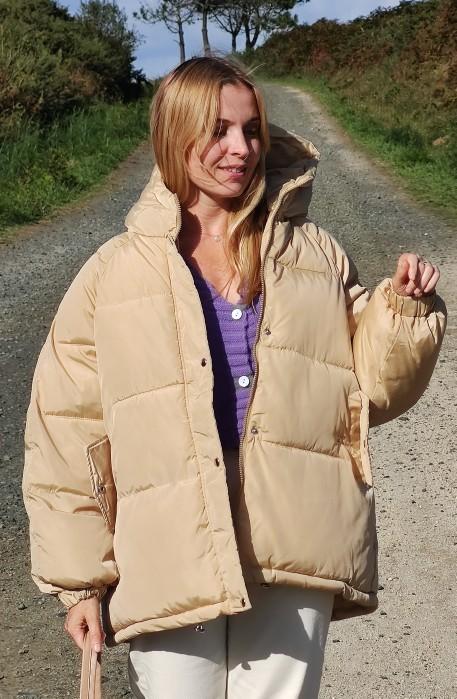 Изображение товара: Зимнее модное свободное хлопковое пальто, пуховик с хлопковой подкладкой, женская короткая стильная куртка с хлопковой подкладкой