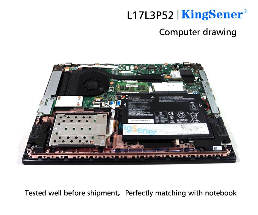 Изображение товара: Аккумулятор KingSener L17L3P52 01AV463 L17M3P53 для Lenovo ThinkPad L470 L480 E480 E580 L580 L590 11,1 В 4050 мА · ч/45 Вт · ч