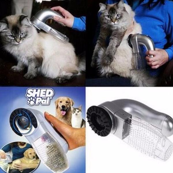 Изображение товара: Электрический прибор для удаления волос для домашних животных, вакуумная система для ухода за котом и собакой, чистый мех