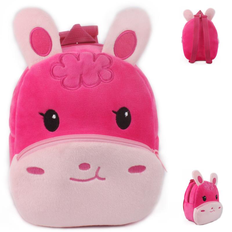 Изображение товара: Милый бурый мишка, игрушка школьный рюкзак для девочек, подарок, Детский плюшевый рюкзак с мультяшными животными для малышей