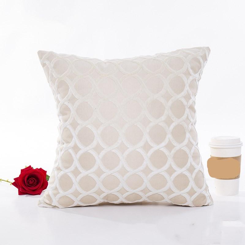 Изображение товара: Наволочка для подушки с геометрическим рисунком, наволочка, домашняя декоративная наволочка для дивана, наволочки 45x45 см