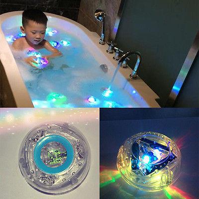 Изображение товара: Светильник для ванной, светодиодный светильник, вечерние игрушки для ванной, водяной светодиодный светильник для детей, водонепроницаемый, Забавное время для детей
