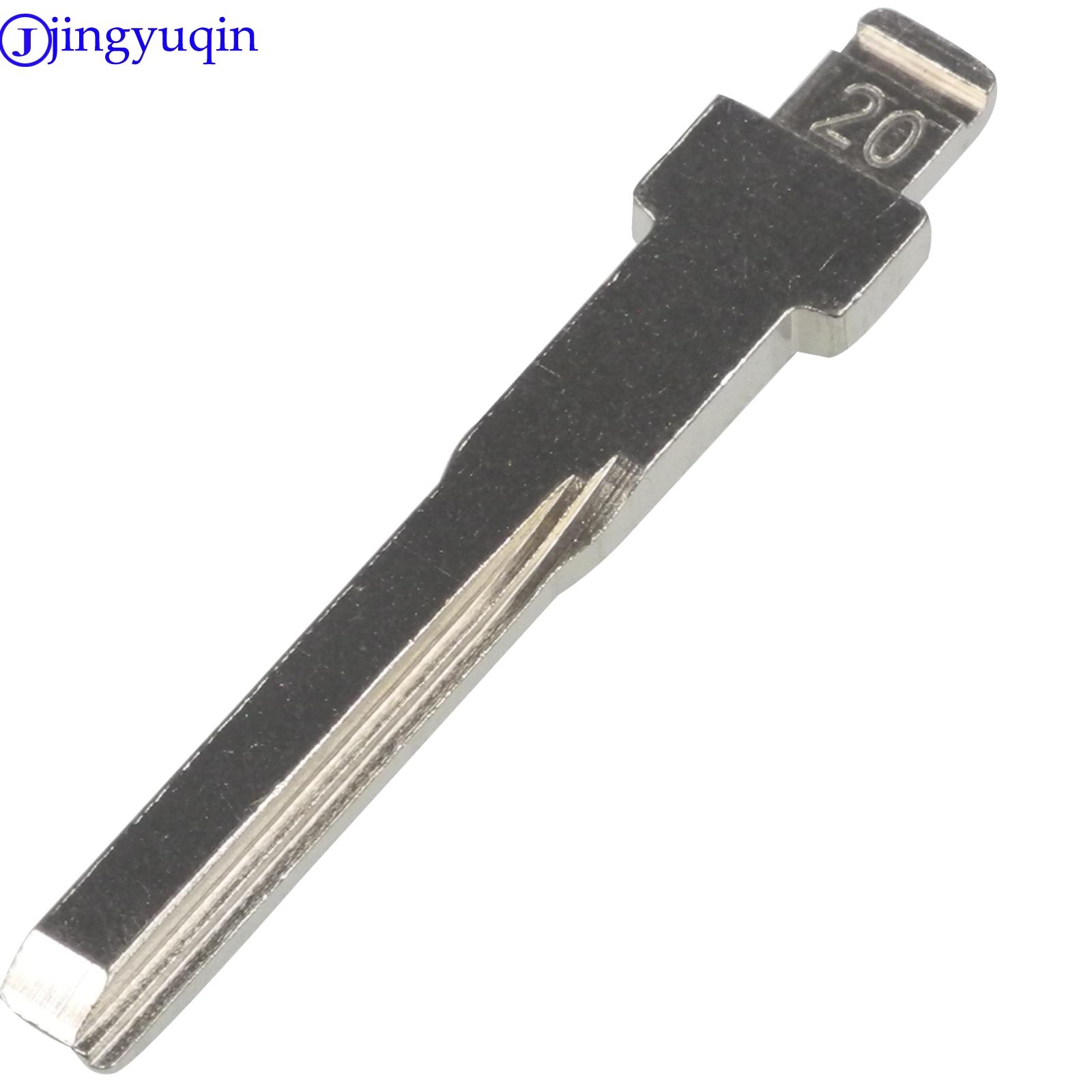 Изображение товара: Заготовка металлического ключа jingyuqin № 20 для Mercedes Benz C E Card Series, складной ключ для автомобиля, замена неразрезанного лезвия HU64