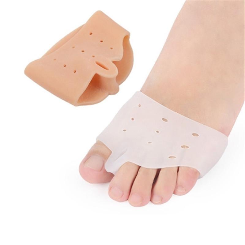 Изображение товара: Носки с вальгусной деформацией большого пальца стопы, корректор для педикюра, Мягкие Силиконовые ортопедические наборы, разделитель для большого пальца стопы, 1 пара
