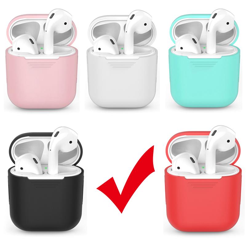 Изображение товара: Мягкий силиконовый чехол для наушников Apple Airpods, чехол для беспроводных наушников Apple AirPods Air Pods, противоударный чехол s Protector