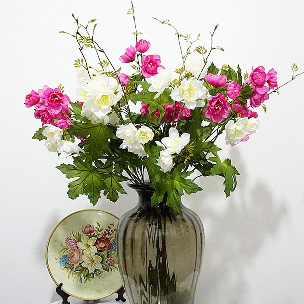 Изображение товара: 1 шт. искусственный цветок, реалистичное искусственное растение, сделай сам, праздничное свадебное украшение мебели