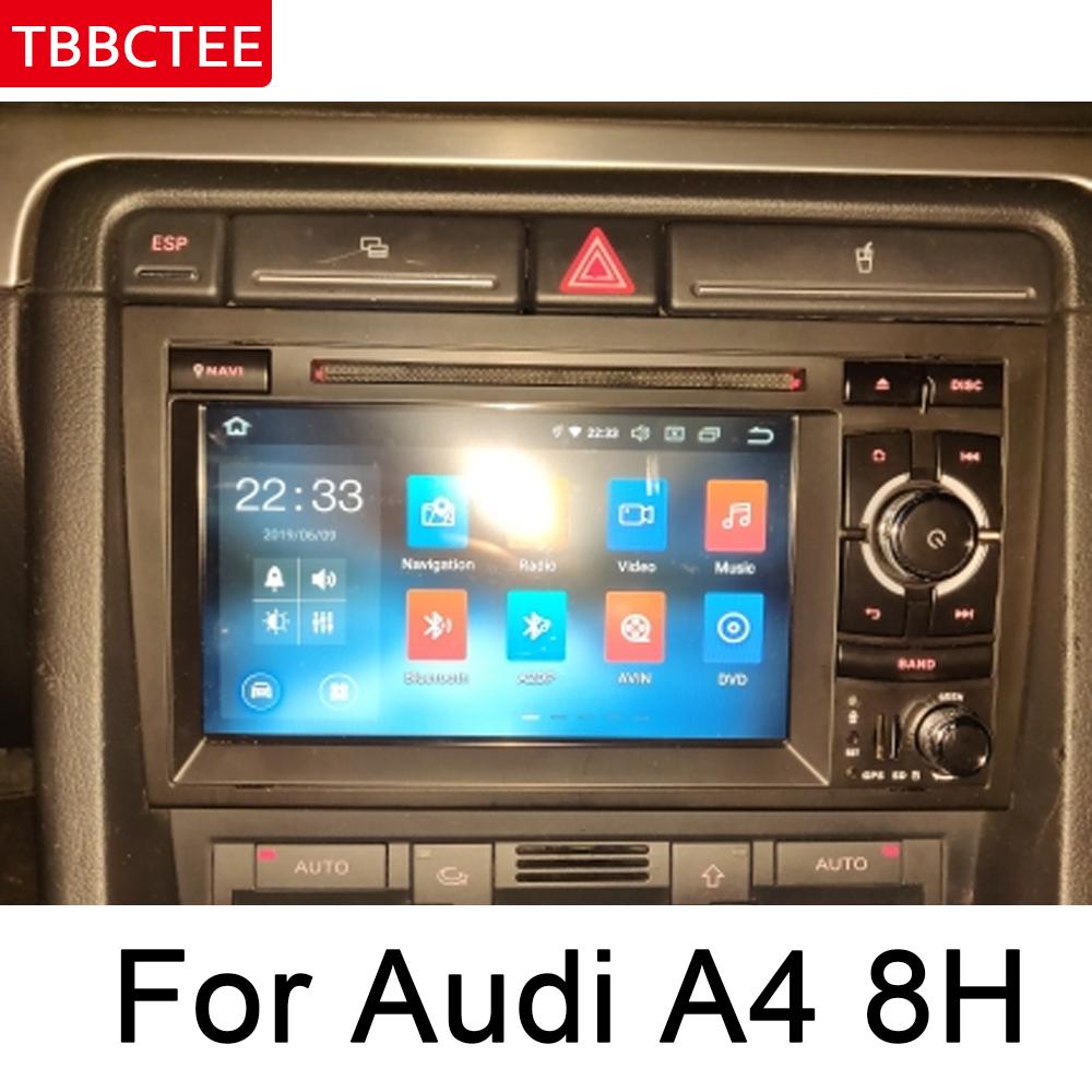 Изображение товара: Радио, GPS-навигатор, мультимедийная система Wi-Fi BT AUX для Audi A4 S4 RS4 8E 8H 2002 ~ 2008 MMI автомобильный dvd-плеер на основе Android