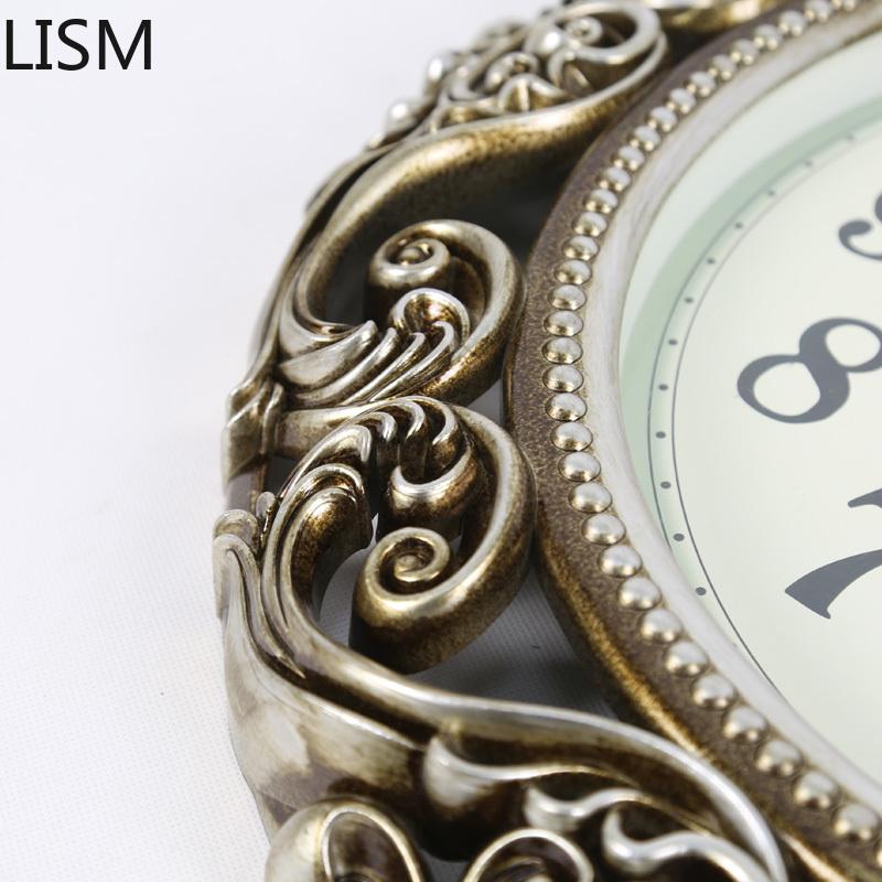 Изображение товара: Настенные часы современного дизайна в европейском стиле для гостиной, модные креативные простые большие часы, карманные часы для сада, кварцевые часы