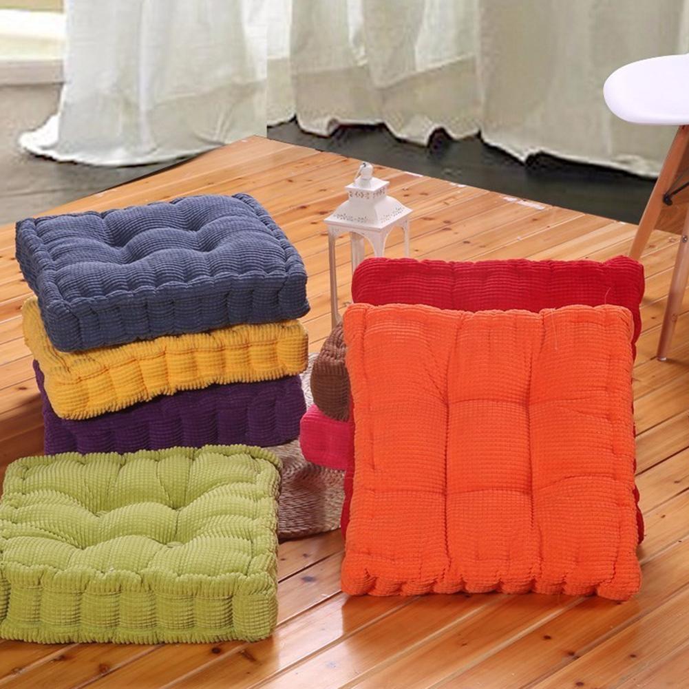 Изображение товара: PEIDUO Thickening Anti-skid Cotton Chair Cushion Tatami Seat Pad Soft Office Chair Cushions Car Sit Mat Cushion Throw Pillow pad