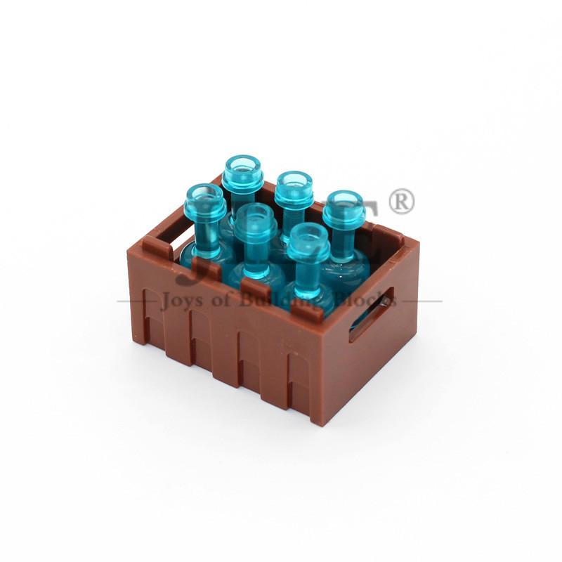 Изображение товара: Конструктор Moc Mini Utensil Bottle 95228, конструктор «сделай сам», фигурка, кирпичи, совместимы с сборными элементами, игрушки с видом на улицу