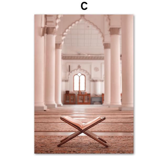 Изображение товара: Настенная Картина на холсте Шейх зайед, большая мечеть, восточные ворота, скандинавские постеры и принты, декоративные настенные картины для гостиной