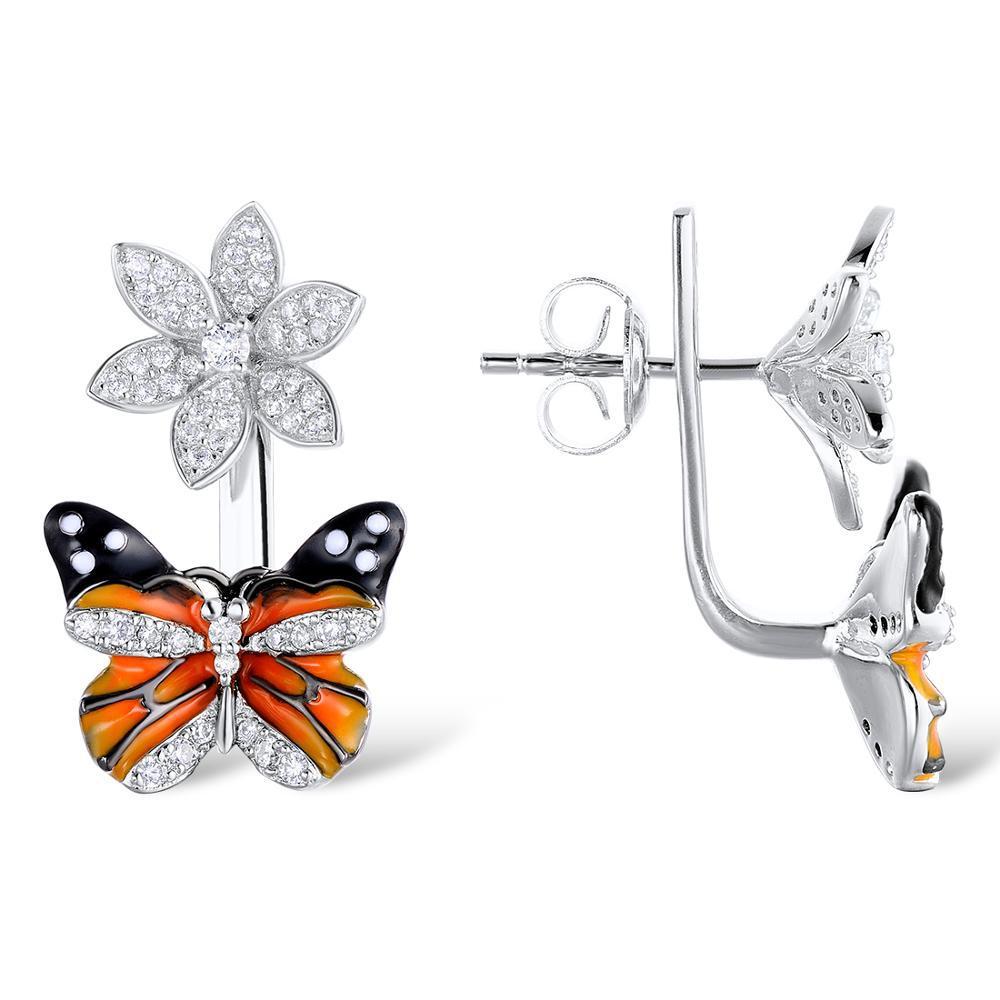 Изображение товара: Женское кольцо с бабочкой, инкрустированное кристаллом, Модный богемный