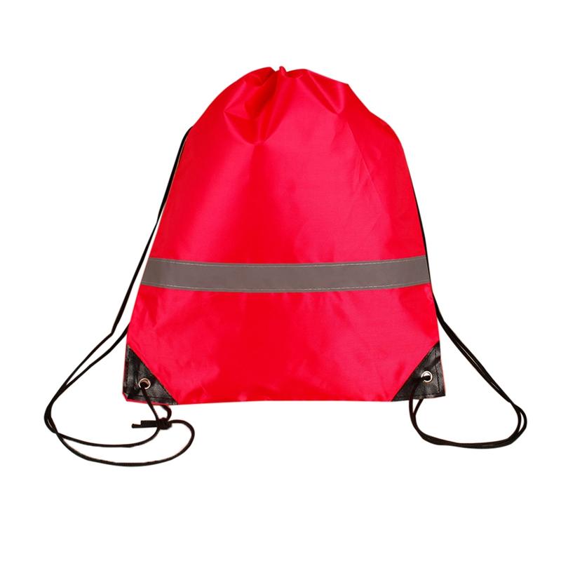 Изображение товара: Drawstring рюкзак сумка лёгкий отражающий жилет Портативный двойной плечевой ремень мешок спортивный костюм для занятий йогой Фитнес Дорожная сумка 4 цвета