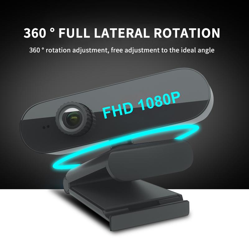 Изображение товара: Веб-камера HD 1080P для компьютера, настольного ПК, с микрофоном