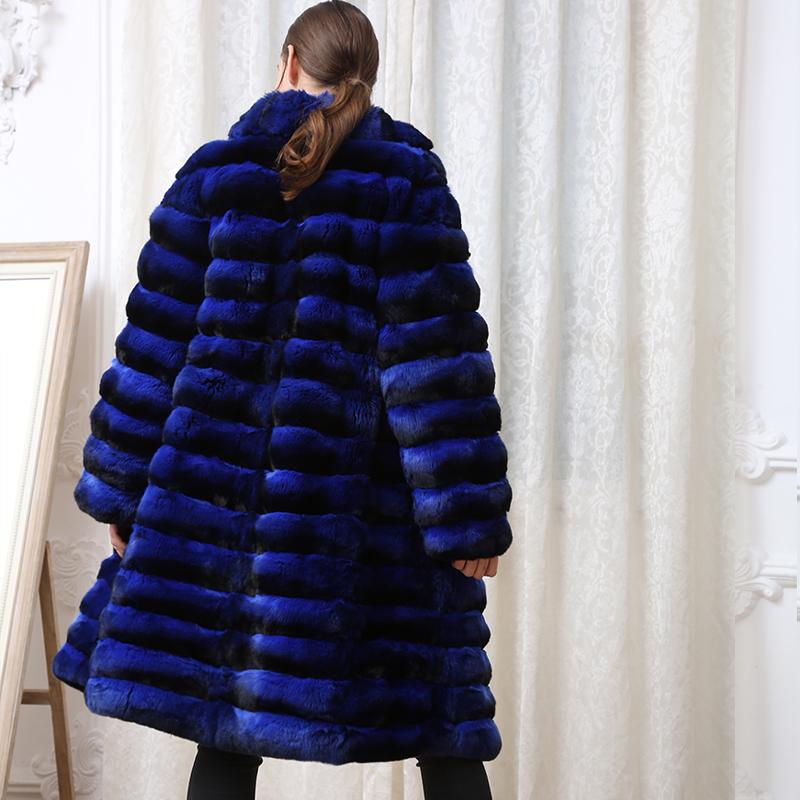 Изображение товара: Женская зимняя куртка из натурального кроличьего меха, длиной 2021 см