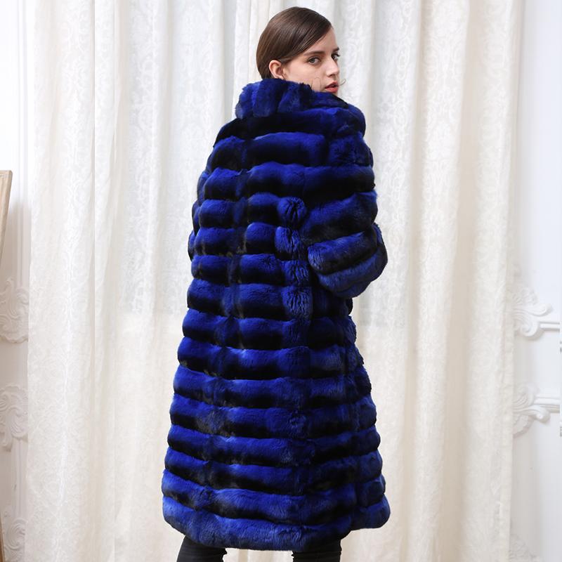Изображение товара: Женская зимняя куртка из натурального кроличьего меха, длиной 2021 см