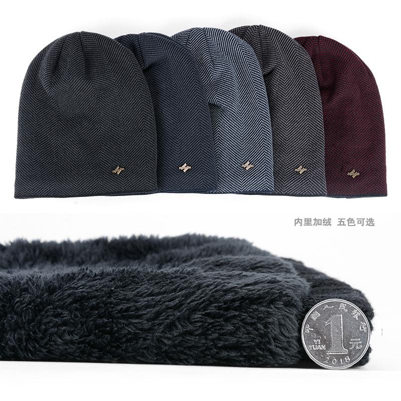Изображение товара: Новые модные Универсальные зимние вязаные шапки для мужчин и женщин, повседневные свободные шапки-бини для ленивых, зимняя шапка, зимняя спортивная шапка