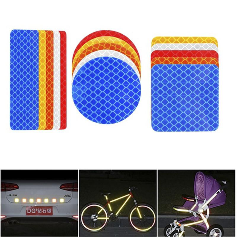 Изображение товара: Светоотражающая лента, универсальная Светоотражающая решетка для мотоцикла, велосипеда, 4 шт.