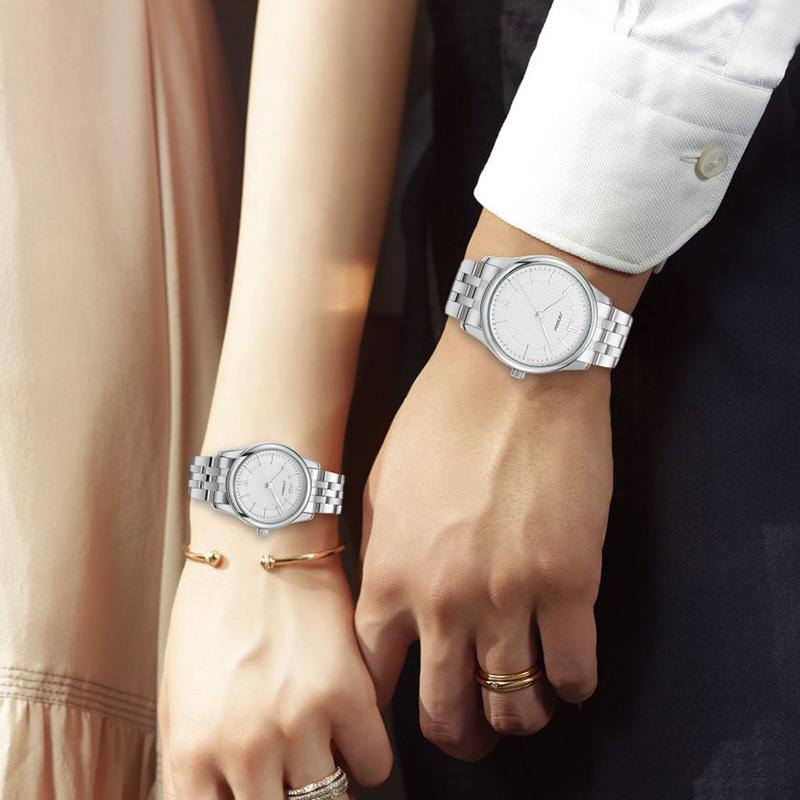 Изображение товара: Часы Sinobi Женские с сетчатым браслетом, модные роскошные брендовые водонепроницаемые наручные, подарок для влюбленных