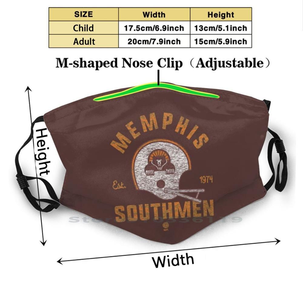Изображение товара: Како Серия: Мемфис Shouthmen дизайн анти-Пылевой фильтр смываемая маска для лица для детей, не функционирует Футбол Wfl мир Футбол Лига