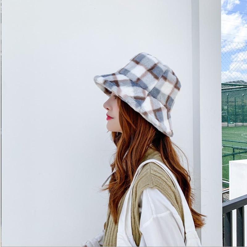 Изображение товара: 2020 модная Классическая Шапка Plian для женщин осенне-зимняя шапка для раковины для женщин с короткими полями универсальная рыболовная шляпа