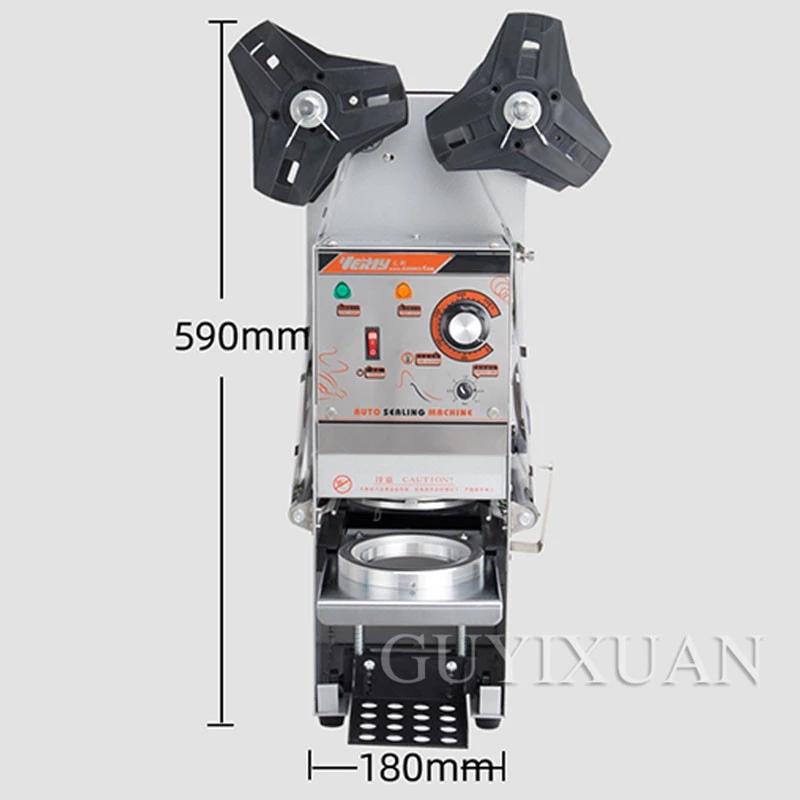 Изображение товара: Машина для запечатывания чайных стаканчиков из пластиковой бумаги, электронные Уплотнители для бара или магазина чая с молоком