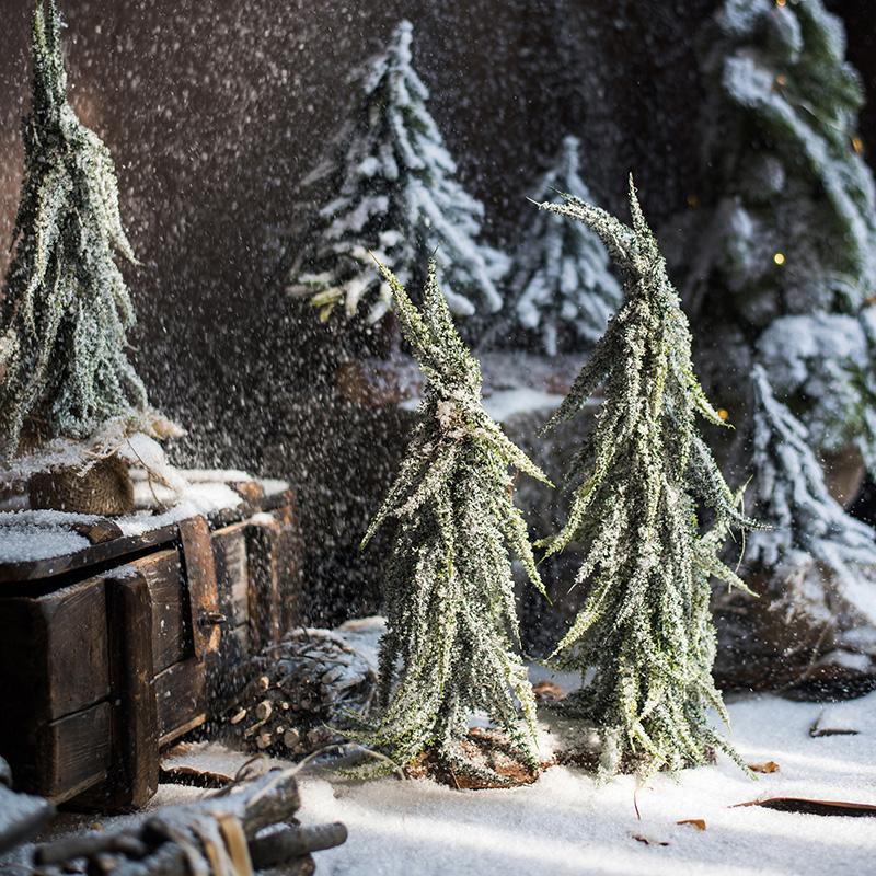 Изображение товара: Искусственные рождественские сосновые деревья маленькая ель праздничный Декор арбол де Navidad Рождественские подарки украшения кедровое дерево настольное украшение