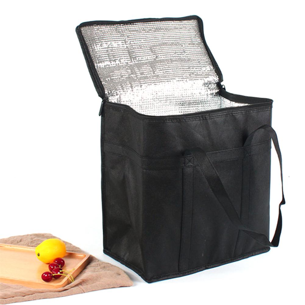Изображение товара: Популярные портативные изолированные Термосумки для ланча, складной Модный холодильник для пикника, сумка для ланча, изолированная дорожная сумка-тоут для еды, коробка
