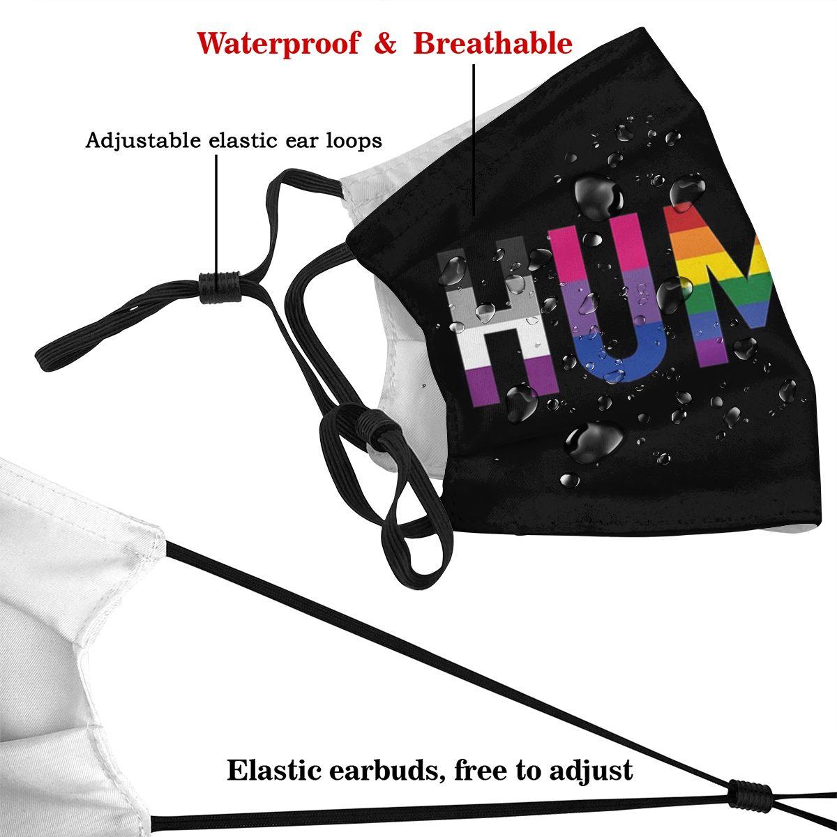 Изображение товара: Маска для лица ЛГБТ многоразовая с принтом, маска многоразовая с защитой от ветра и холода, с фильтром, с защитой от перегрева
