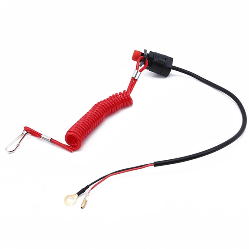 Изображение товара: Универсальный аварийный выключатель для мотоцикла, тренировочный выключатель для подвесного двигателя, выключатель, страховочный шнур