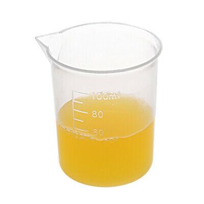 Изображение товара: Набор из 2 мерных стаканчиков лабораторные прозрачные пластиковые градиентные стаканчики 50 мл + 100 мл