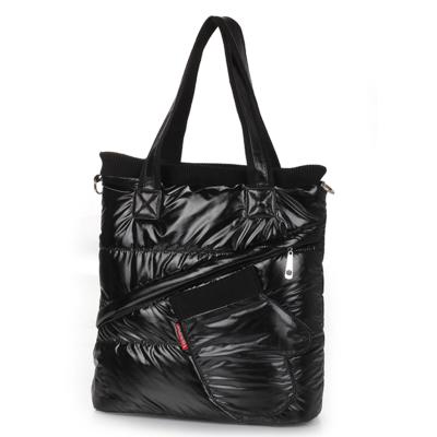 Изображение товара: Повседневные женские Наплечные сумки из хлопка, дизайнерские вместительные хлопковые сумки, роскошная нейлоновая женская сумка через плечо, креативная большая сумка-тоут, 2020