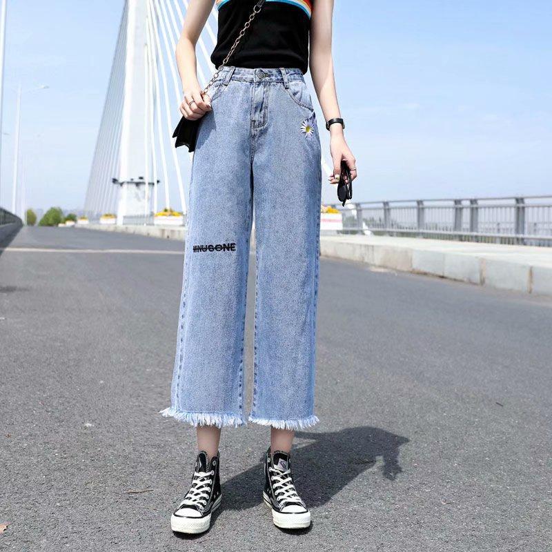 Изображение товара: High Waist Jeans Woman Plus Size Street Style Elastic Waist Denim Pants Cotton Loose Coated Vintage Washed Boyfriend Jeans 2020