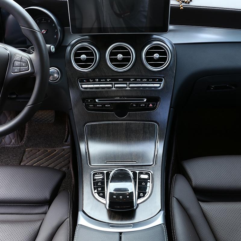 Изображение товара: Автомобиль ABS центральной консоли панель украшения Накладка для Mercedes Benz C Class W205 GLC X253