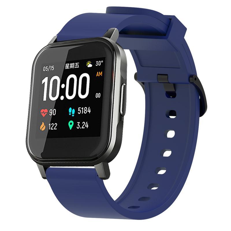 Изображение товара: Силиконовый ремешок для Haylou LS02, сменный Браслет для наручных часов Xiaomi Haylou Smart watch 2, 20 мм