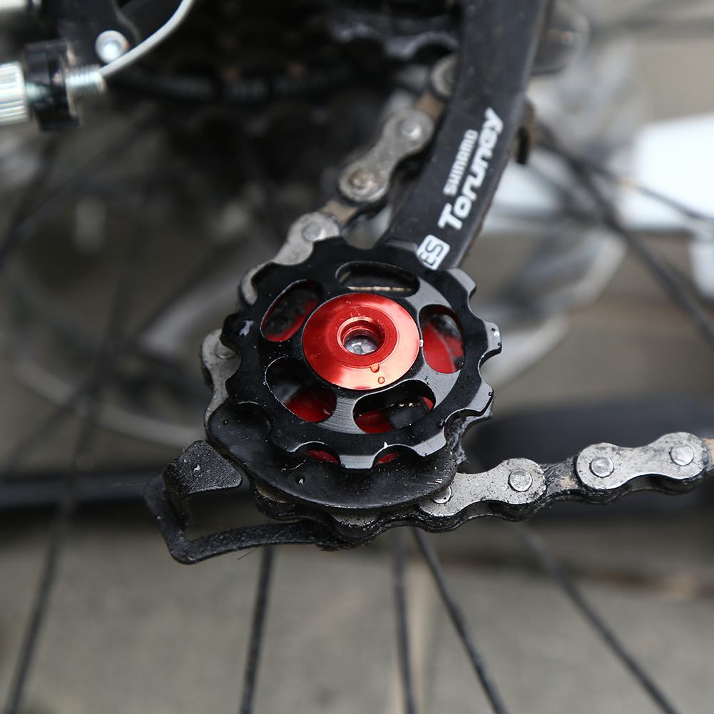Изображение товара: Задний переключатель передач для горного велосипеда 11T, керамический 1 шт., направляющий ролик для велосипеда, направляющий ролик для дорожного велосипеда с ЧПУ, аксессуары для велоспорта
