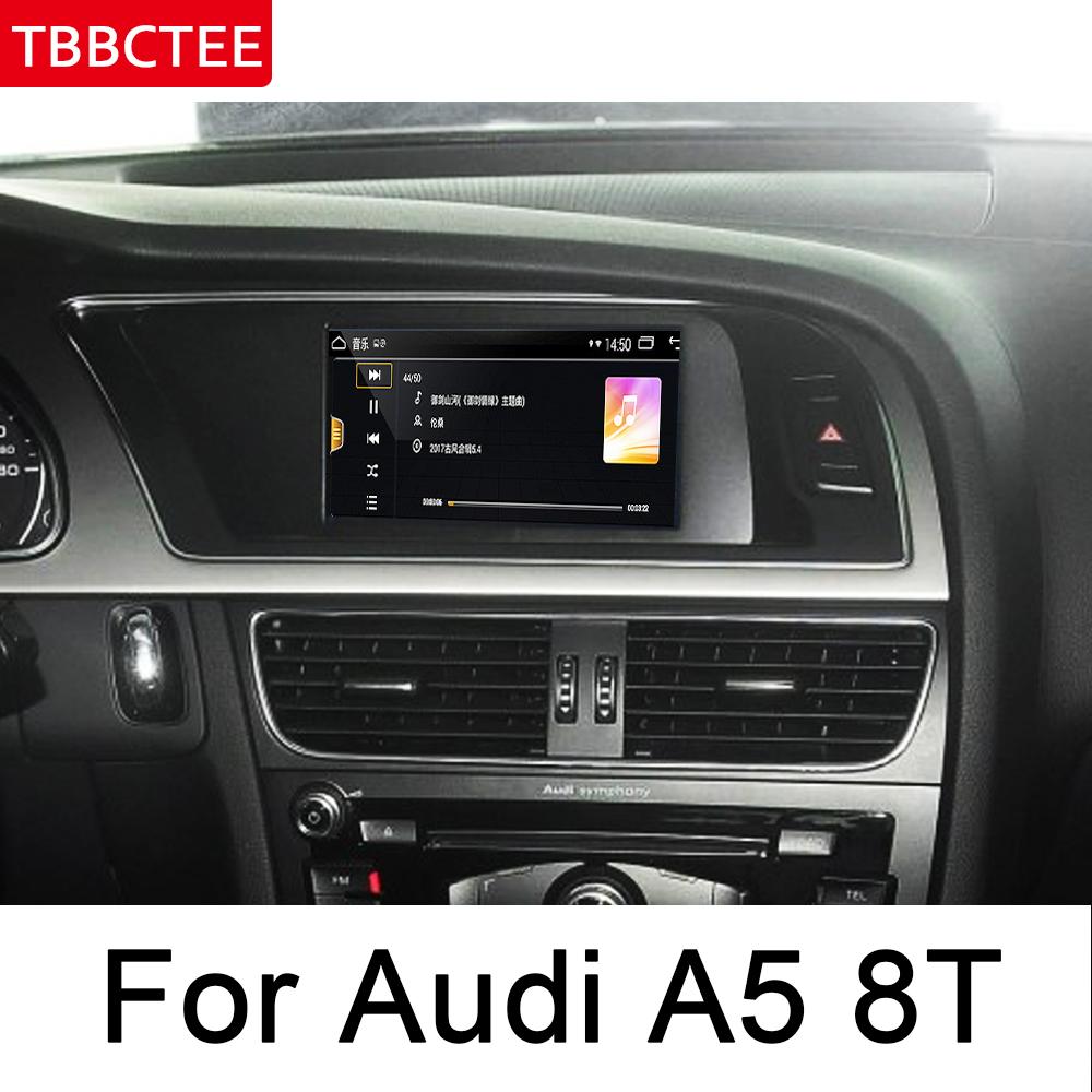 Изображение товара: Автомобильный мультимедийный плеер, для Audi A5 8T 8F, 2008 ~ 2016 MMI, Android, поддержка 4G, 3G, Wi-Fi, радио, стерео, навигация, навигационная карта, GPS, BT, HD