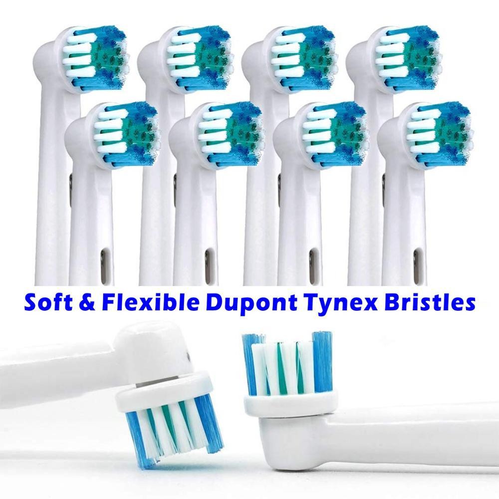 Изображение товара: Насадки для электрической зубной щетки Oral B, сменные, с мягкой щетиной, 7 видов стилей, 7/14 шт.