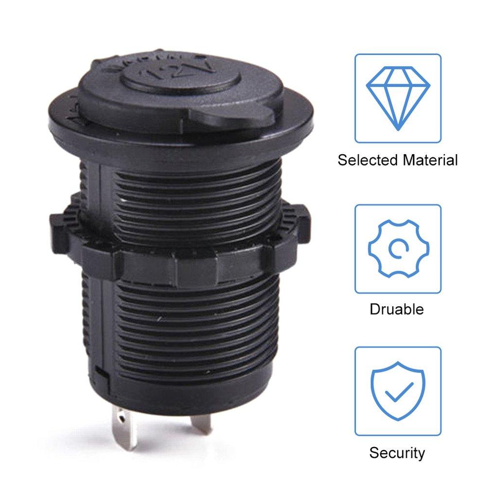 Изображение товара: Универсальная 12 В Автомобильная мотоциклетная Подставка автомобильная лодка мотоцикл прикуриватель розетка водонепроницаемый